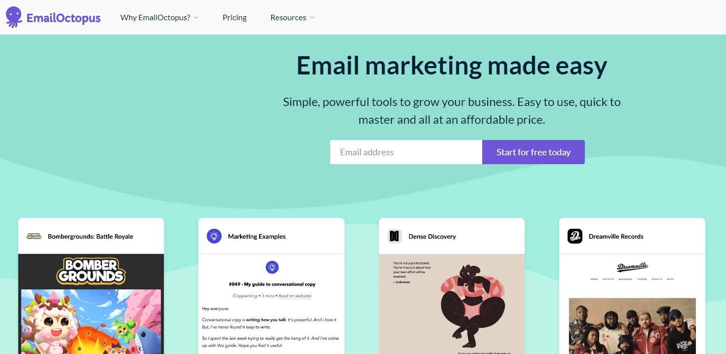 EmailOctopus – Email marketing made easy