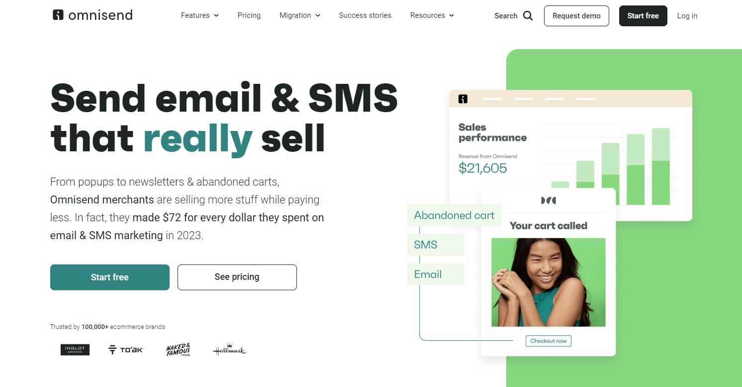 Omnisend: Ecommerce Email Marketing and SMS Platform