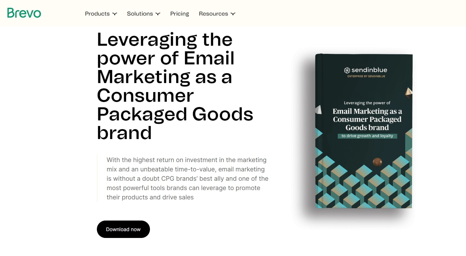 Sendinblue - Email Marketing for Consumer Packaged Goods brands