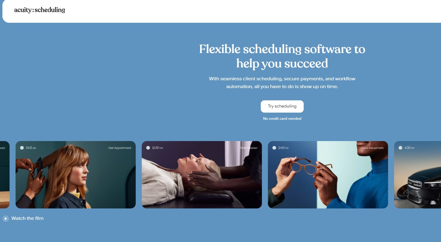 Acuity Scheduling Online Appointment Scheduling Software