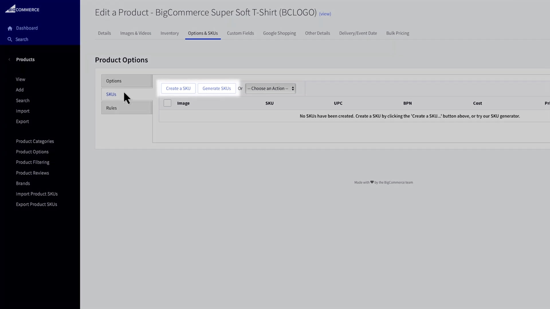 SKUs & Inventory add Tracking _ BigCommerce Tutorials