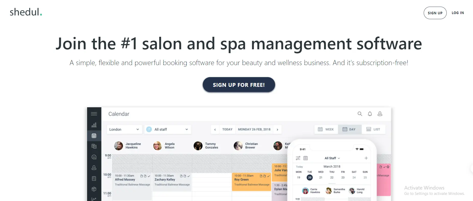 Shedul - Salon Management Software